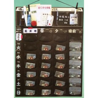 壁掛け おくすりハウス Wプラス(日用品/生活雑貨)