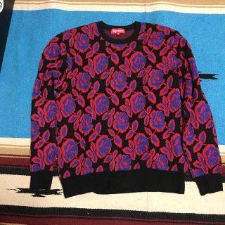 supreme rose sweater ローズ セーター