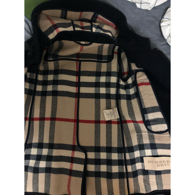 BURBERRY(バーバリー)の🍒様専用 Burberry バーバリー ダッフルコート ネイビー レディースのジャケット/アウター(ダッフルコート)の商品写真