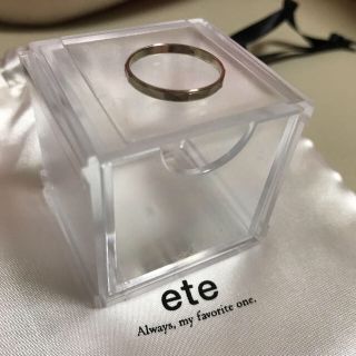 エテ(ete)のete   リング  K10 WG(リング(指輪))