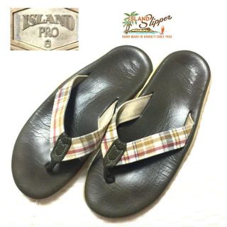 アイランドスリッパ(ISLAND SLIPPER)の【即決】国内正規品 アイランドスリッパ レザーサンダル 8 本革(サンダル)