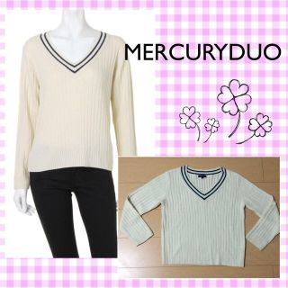 マーキュリーデュオ(MERCURYDUO)のマーキュリーデュオ♡Vネックニット(ニット/セーター)