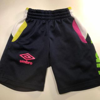 アンブロ(UMBRO)のumbro110 100 ハーフパンツ ネイビー ピンク黄色ジャージ(パンツ/スパッツ)