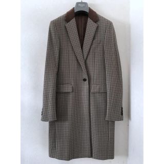 PRADA - 新品☆40万☆13aw PRADA プラダ 千鳥格子柄チェスターコートの