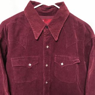 リーバイス(Levi's)のlevis リーバイス シャツ カラーシャツ コーデュロイ シャツ ワインレッド(シャツ)