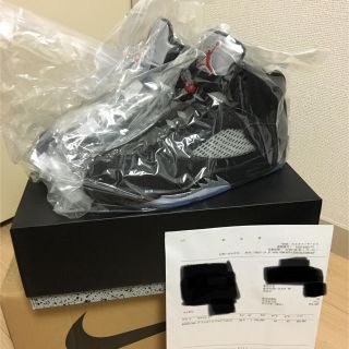 ナイキ(NIKE)の最終値下げ NIKE AIR JORDAN 5 RETRO OG 黒銀 (スニーカー)