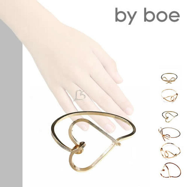 by boe(バイボー)のby boe ハートリング レディースのアクセサリー(リング(指輪))の商品写真