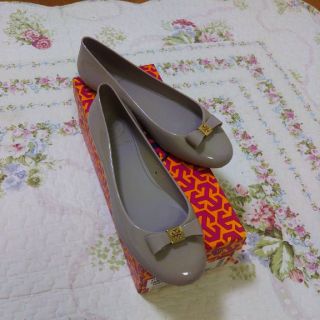 トリーバーチ(Tory Burch)の「aloha様専用」Tory burch レインシューズ Size6(バレエシューズ)