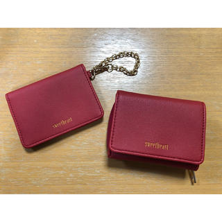 三つ折り財布とパスケース(折り財布)