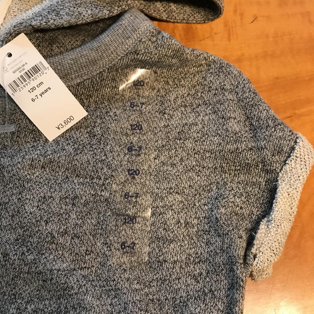 GAP Kids(ギャップキッズ)の⭐︎お値下げ⭐︎gapkids 半袖スウェットパーカ 120cm キッズ/ベビー/マタニティのキッズ服男の子用(90cm~)(Tシャツ/カットソー)の商品写真