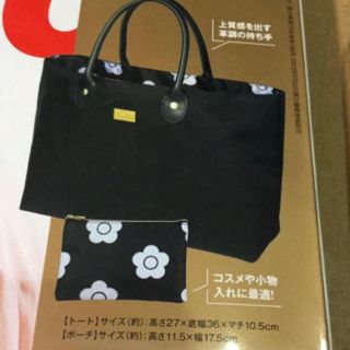 マリークワント(MARY QUANT)のインレッド 付録 マリークワントトートバッグ&ポーチ(トートバッグ)