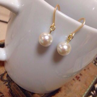 パールピアス&パールブレス(ピアス)