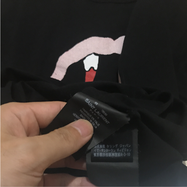 Saint Laurent(サンローラン)のサンローランパリ　ブラッドラスターヴァンパイア tシャツ メンズのトップス(Tシャツ/カットソー(半袖/袖なし))の商品写真