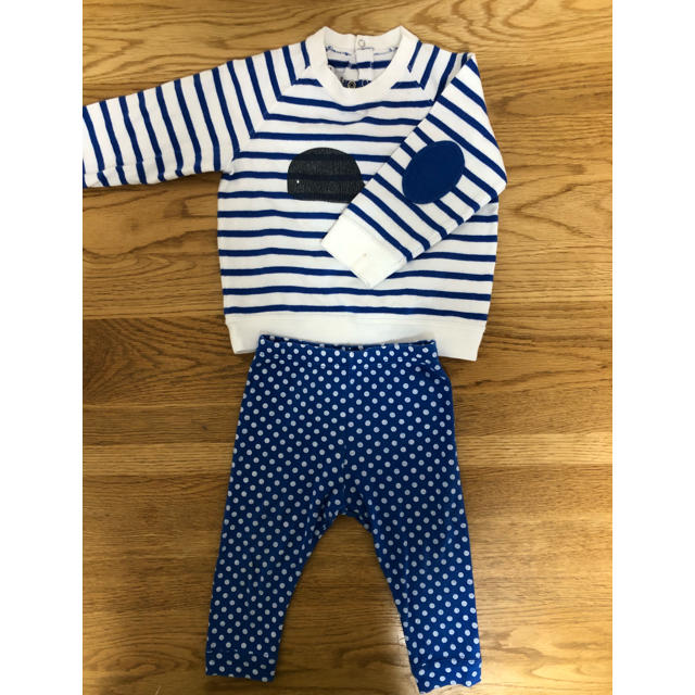 PETIT BATEAU(プチバトー)のプチバトー トレーナー&ボトムス キッズ/ベビー/マタニティのベビー服(~85cm)(トレーナー)の商品写真