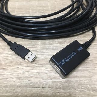 SANWA SUPPLY 12m延長USB KB-USB-R212サンワサプライ(その他)