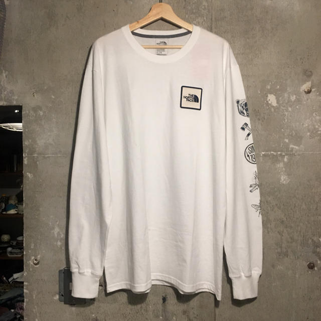 THE NORTH FACE(ザノースフェイス)のThe North Face メンズ ロンT ボックスロゴ メンズのトップス(Tシャツ/カットソー(七分/長袖))の商品写真