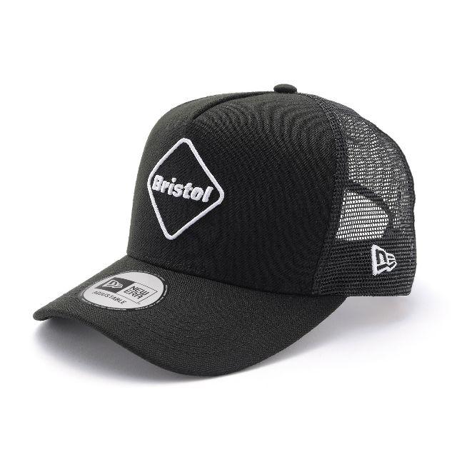 FCRB 18AW NEW ERA EMBLEM MESH CAP ブラック