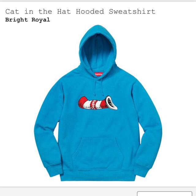 M supreme cat in the hat hooded royal