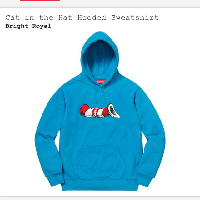 M supreme cat in the hat hooded royal