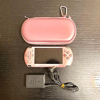 プレイステーションポータブル(PlayStation Portable)のPSP 3000 美品 ブロッサムピンク(携帯用ゲーム機本体)