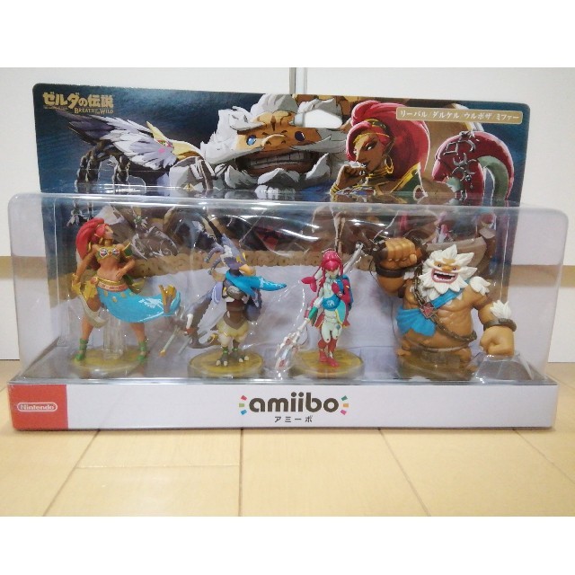 未開封 amiibo 四人の英傑セット ゼルダの伝説 ブレスオブザワイルド