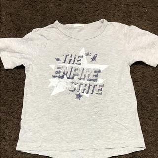 ジーユー(GU)の男児Tシャツ130グレー送料無料(Tシャツ/カットソー)