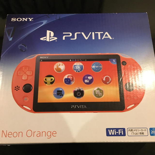 良品 PSVITA ネオンオレンジ PCH-2000 ZA24 ゲーム機 本体-