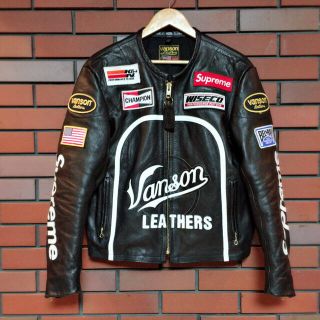 シュプリーム(Supreme)のsupreme vanson leather star jacket(ライダースジャケット)