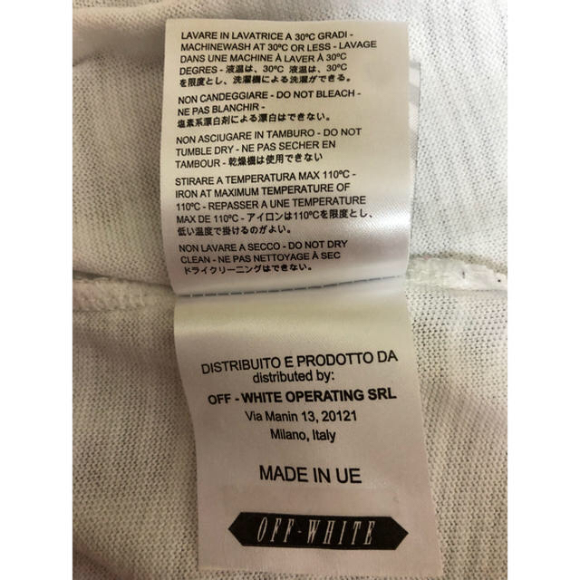 OFF-WHITE(オフホワイト)のOff white 半袖テイシャツ レディースのトップス(Tシャツ(半袖/袖なし))の商品写真