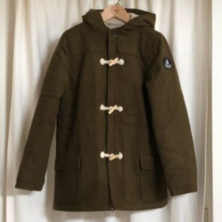 プチバトー(PETIT BATEAU)の☆プチバトー☆150cm  カーキダッフルコート(コート)