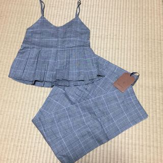 トゥデイフル(TODAYFUL)のTODAYFUL グレンチェック キャミソール&パンツ(セット/コーデ)