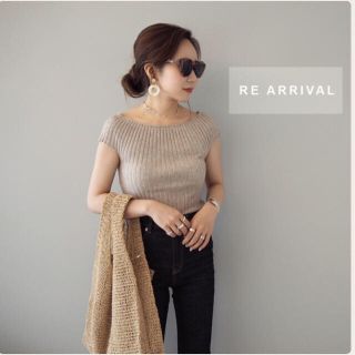 シールームリン(SeaRoomlynn)の新品LAULEN♡THICK RIB KNIT TOPS ♡(カットソー(半袖/袖なし))