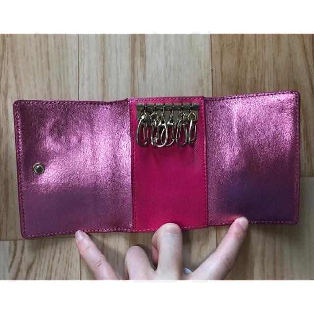 Tory Burch(トリーバーチ)のトリーバーチ キーケース ピンク レディースのファッション小物(キーケース)の商品写真