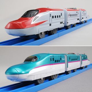 タカラトミー(Takara Tomy)のプラレール　E5系新幹線&E6系新幹線連結セット(電車のおもちゃ/車)