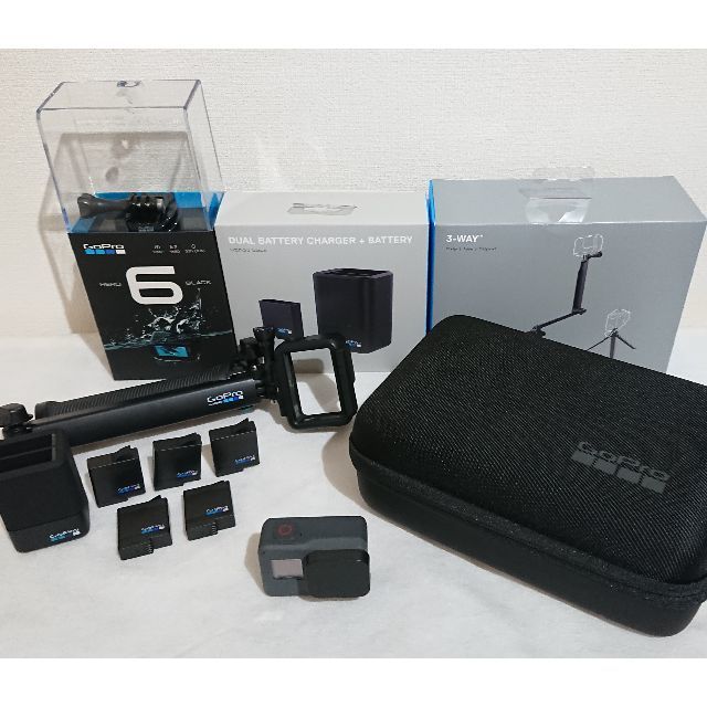 GoPro HERO6 Black 本体＋アクセサリー/ケース