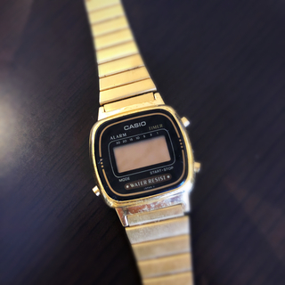 カシオ(CASIO)のCASIO カシオ LA670W 腕時計 ウォッチ ゴールド(腕時計)
