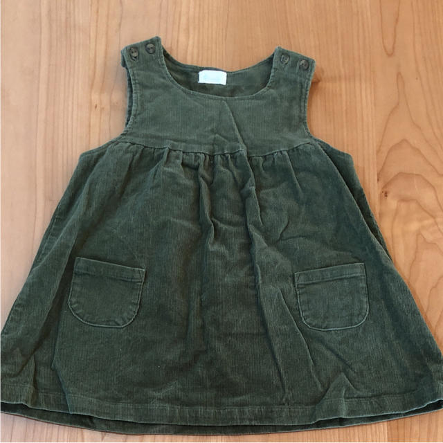 Combi mini(コンビミニ)のコンビミニ コーデュロイ ジャンパースカート 90 キッズ/ベビー/マタニティのキッズ服女の子用(90cm~)(ワンピース)の商品写真