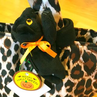 カルディ(KALDI)の店頭完売！KALDI★ハロウィン黒猫ちゃん♡ キーホルダーとしても(キーホルダー/ストラップ)