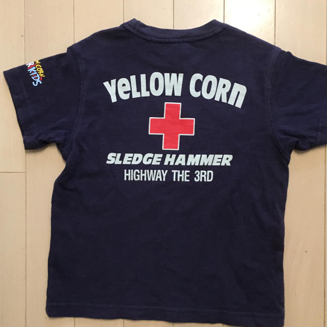 YeLLOW CORN(イエローコーン)のYellow cornキッズTシャツ XS 120cm位 キッズ/ベビー/マタニティのキッズ服男の子用(90cm~)(その他)の商品写真