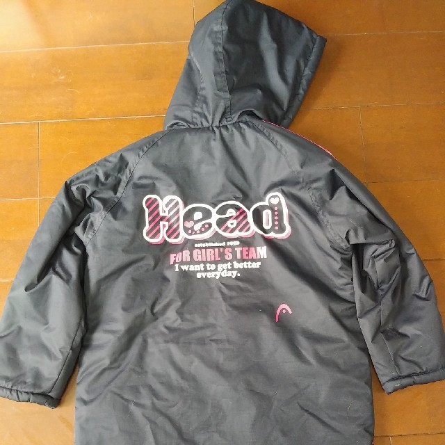 HEAD(ヘッド)のベンチコート　130　lady様専用 キッズ/ベビー/マタニティのキッズ服女の子用(90cm~)(コート)の商品写真