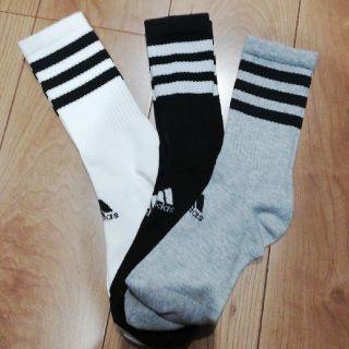 アディダス(adidas)のアディダスソックス　３束セット(ソックス)