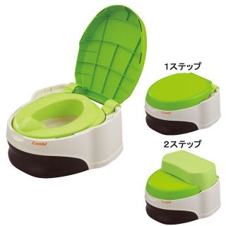 コンビ(combi)の‼️完全未使用品‼️ベビーレーベル★おまるでステップ(ベビーおまる)