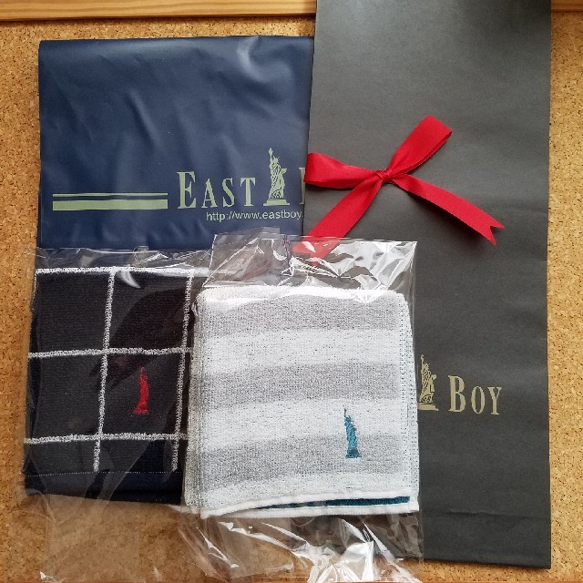 EASTBOY(イーストボーイ)のEAST BOY ハンドタオル　2枚セット レディースのファッション小物(ハンカチ)の商品写真