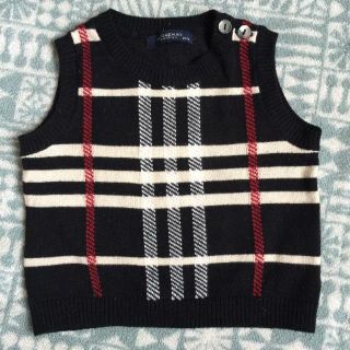 バーバリー(BURBERRY)のバーバリー🌟ニットベスト80センチ(ニット/セーター)