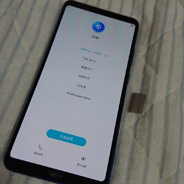 スマートフォン本体HUAWEI honor note 10 6GB 64GB ブルー