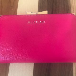 ジルスチュアート(JILLSTUART)のジルスチュアート  がま口 レザー財布 リボン(財布)