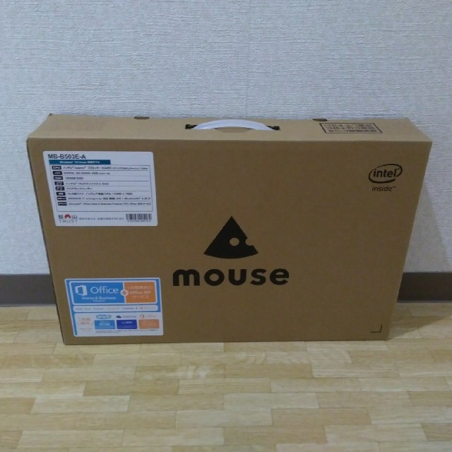 【値下げ】新品未使用 Mouse MB-B503E ノートPC 15.6型
