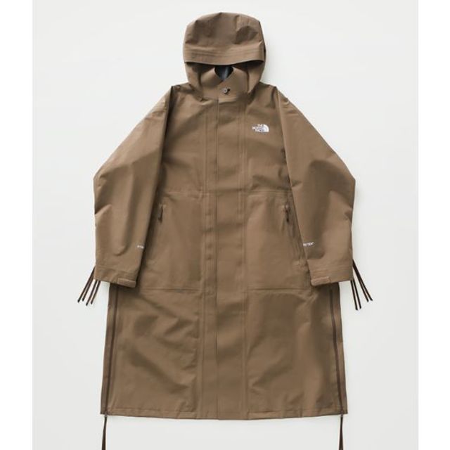 HYKE(ハイク)のHYKE x NORTH FACE ロングコート ブラウン S　新品 ハイク  レディースのジャケット/アウター(ロングコート)の商品写真