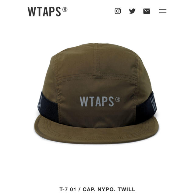 WTAPS  18AW T-7 CAP