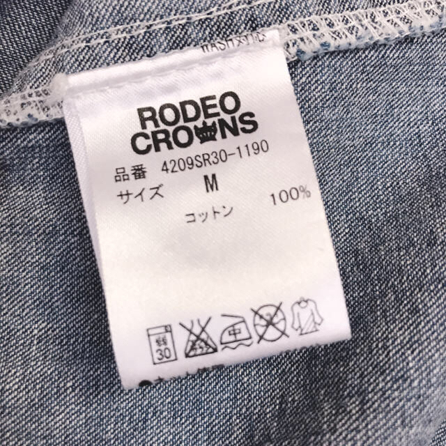 RODEO CROWNS(ロデオクラウンズ)のロデオクラウンズ デニムワンピ  レディースのワンピース(ひざ丈ワンピース)の商品写真